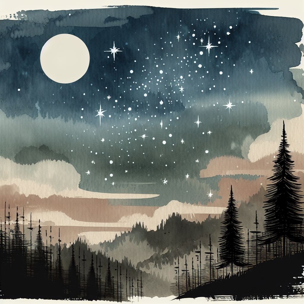 われの星燃えてをるなり星月夜